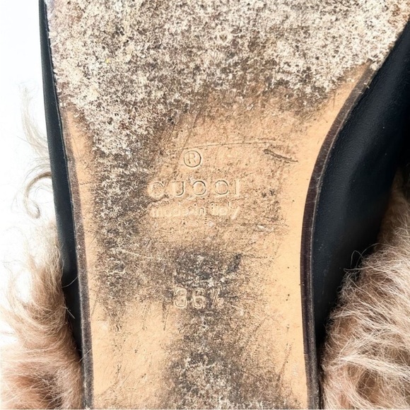Gucci Loafer Mule Princetown with Fur - Picture 12 of 13